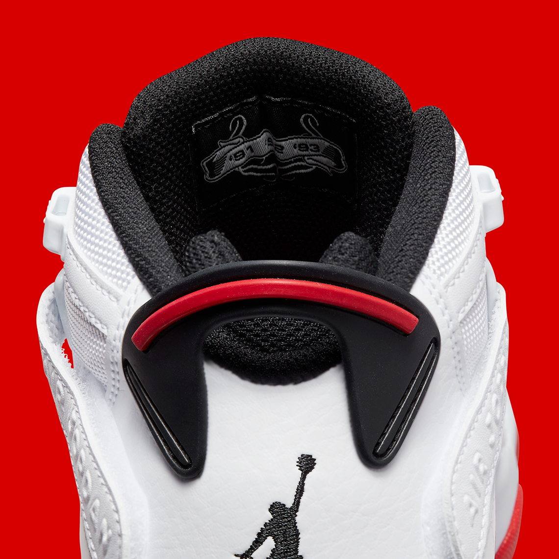 Jordan 6 Rings White University Red Black 322992-160 | SneakerNews.com
