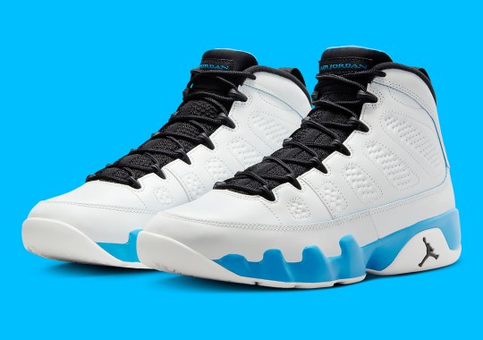 Official Images Of The Air Jordan 9 “Powder Blue"