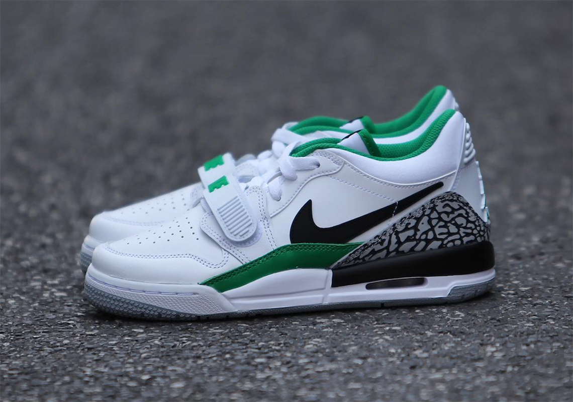 jordan legacy 312 low pine green 3