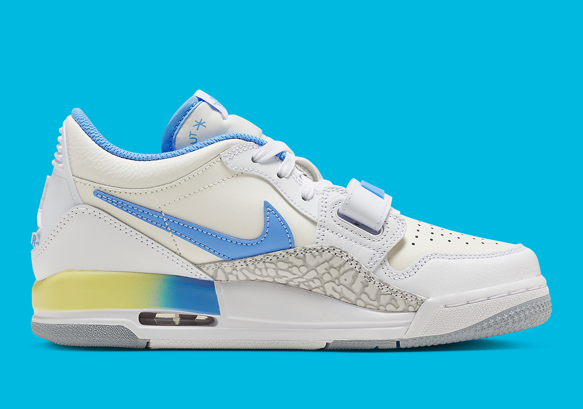 Jordan Legacy 312 Low White University Blue Yellow Fj7223 141 9