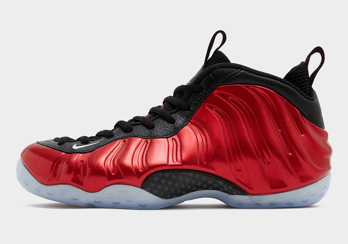 Nike air hot sale foamposite red