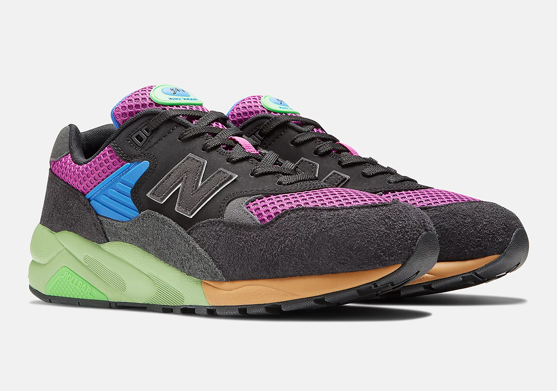 New Balance Pairs Grey Shades With Neon On The 580