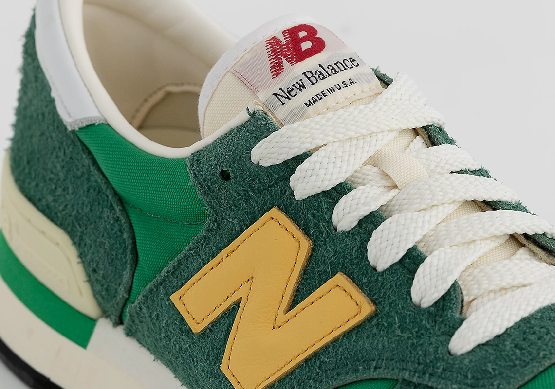 New Balance x Stüssy Cream MADE In USA “Green/Yellow” Arrives On March 30th