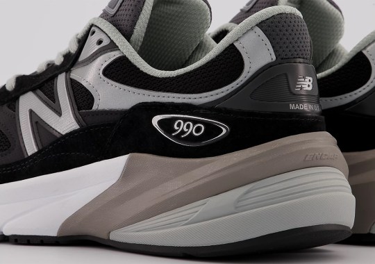 The New Balance 990v6 Dresses In “Black/Grey” For Its Second Outing