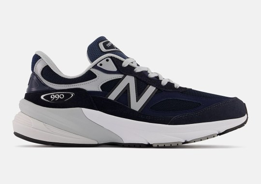 A Classic Navy And Grey Take Over The New Balance 990v6