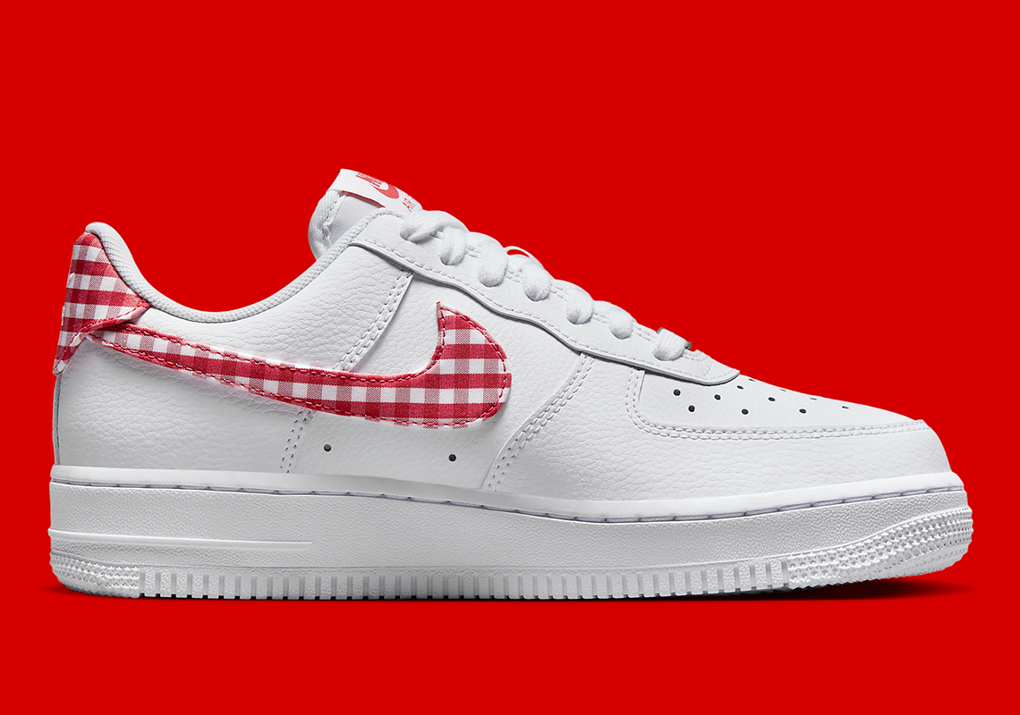 Nike Air Force 1 Low Gingham Red Dz2784 101 7