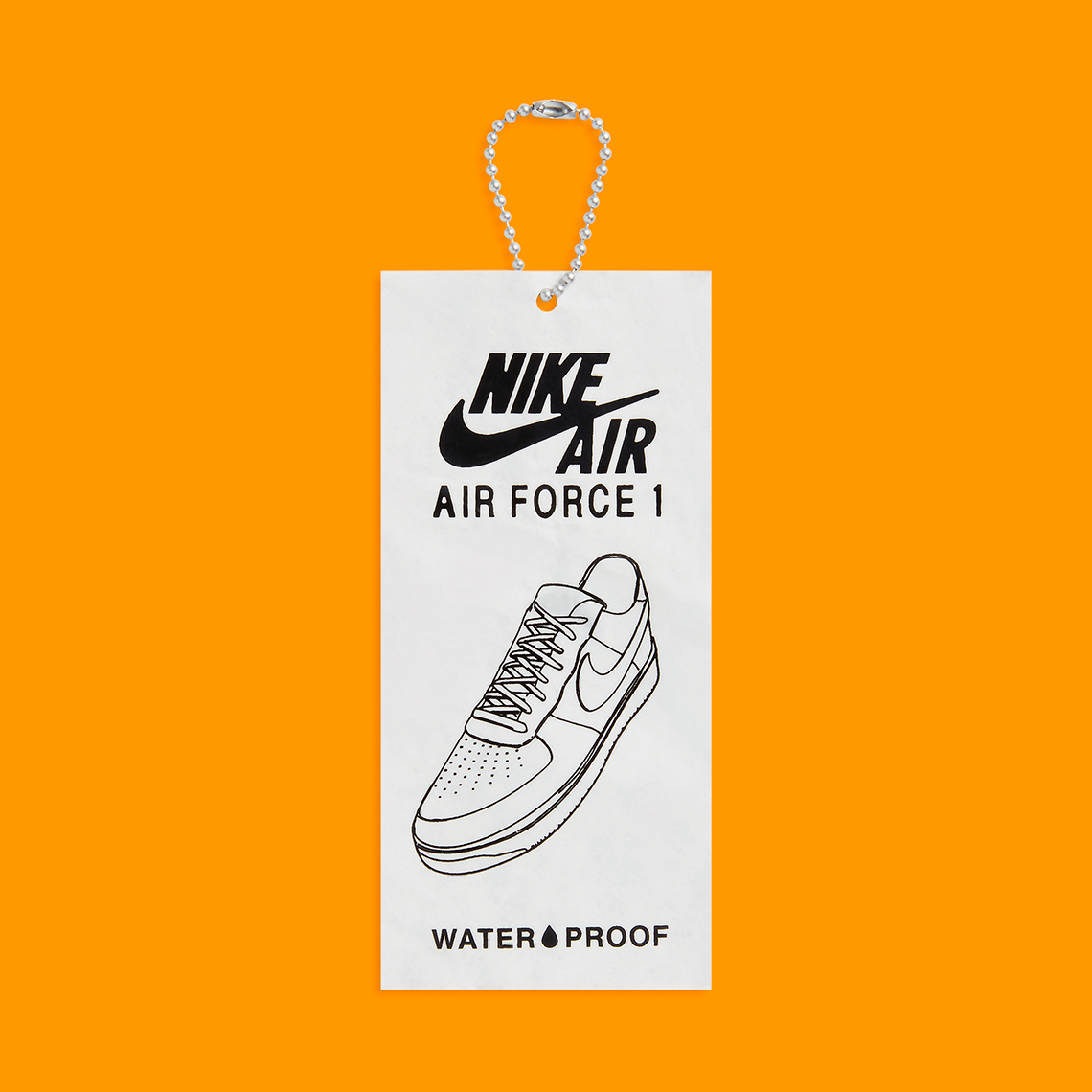 Nike Air Force 1 Low Waterproof White Orange Fd7039 100 8