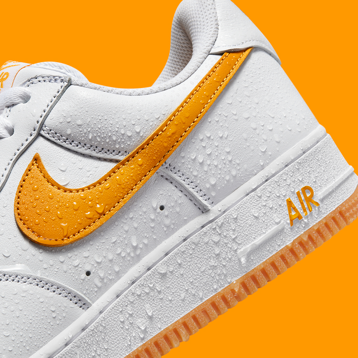 Orange Air Force 1 Shoes.