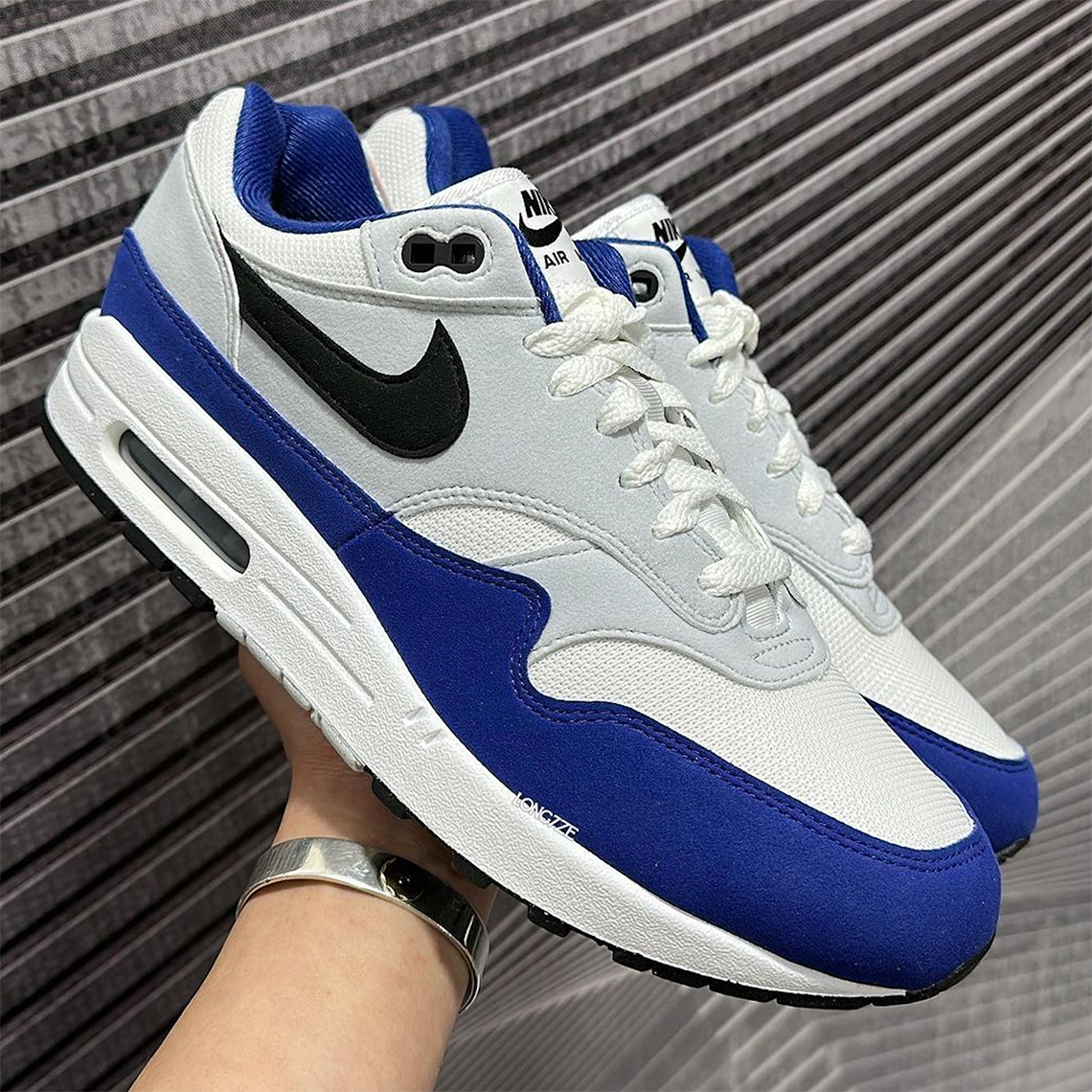 Air max 1 pure 2024 platinum royal blue white