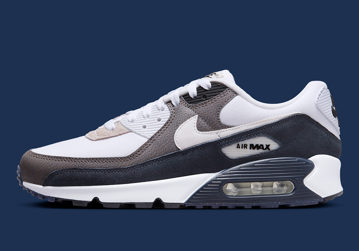 Nike Air Max 90 Flat Pewter Midnight Navy Dz3522 002 7