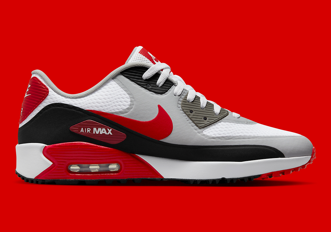 Nike Air Max 90 G University Red son las zapatillas de golf para