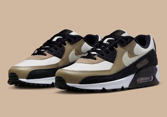 A Medley Of Textures Dress The Nike Air Max 90 In “Baroque Brown”