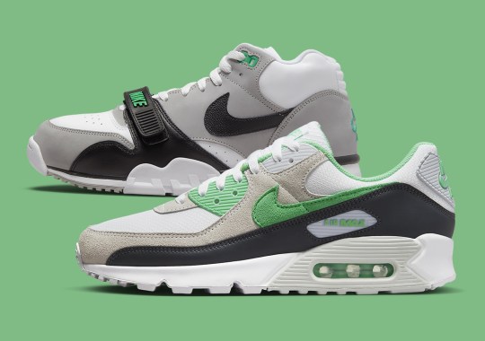 This Nike Air Max 90 Bears A Passing Resemblance To The Air Trainer 1 “Chlorophyll”