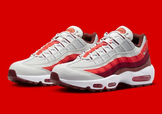 The Air Max 95 Comes Dipped In A Red-Centric Palette