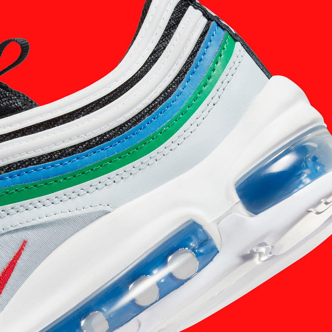 Nike Air Max 97 GS Pure Platinum Light Crimson 921522-031 