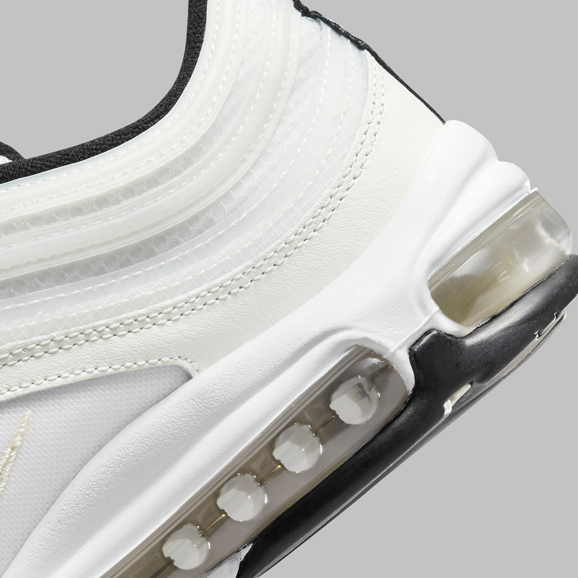 detailed look at the supreme x nike Dodgers Air Max 97 Sail White Fn3417 100 6