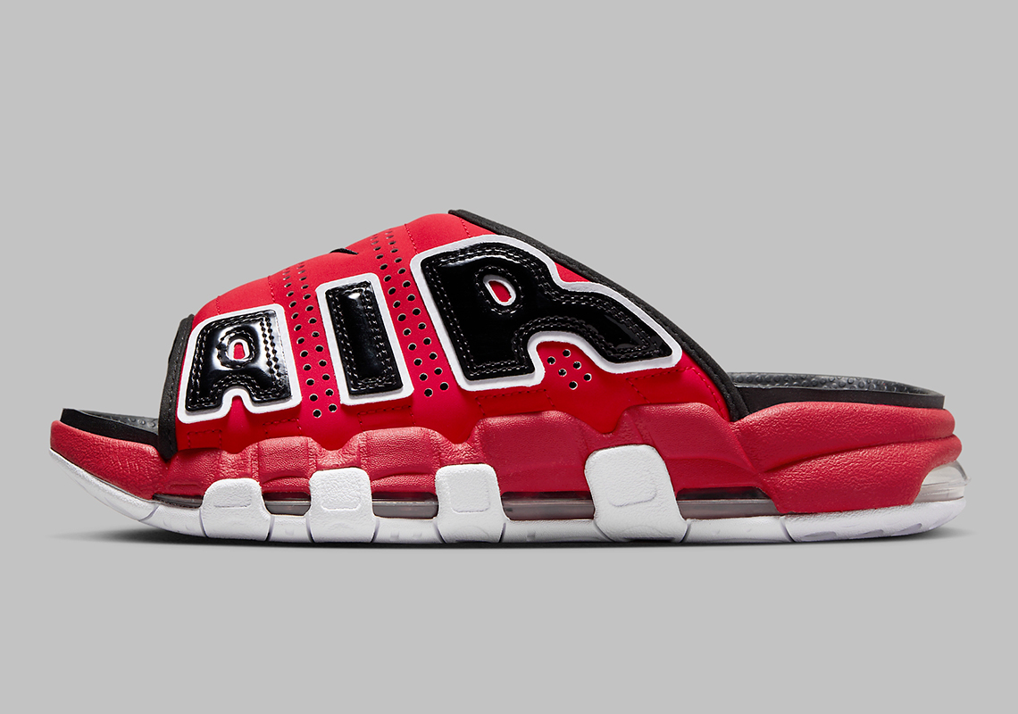 Nike Air More Uptempo Slide Bulls Fj6036 600 Fj6035 600 2