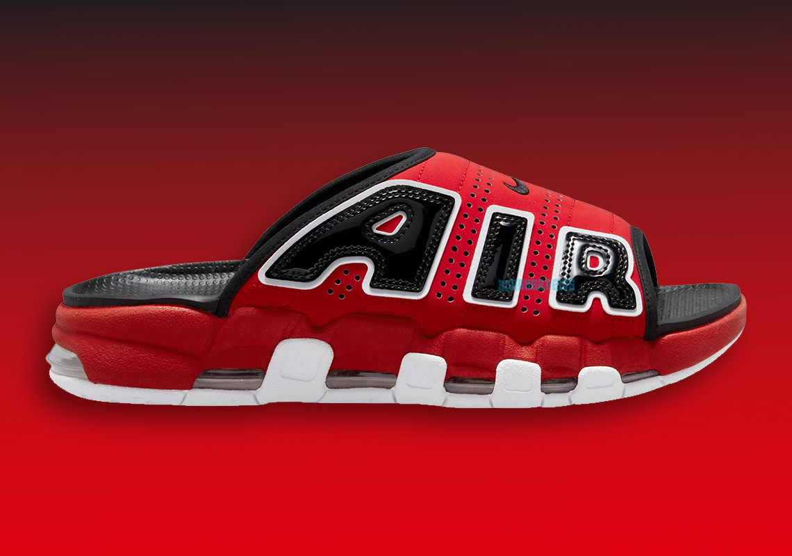 Nike Air More Uptempo Slide “Red/Black” FJ6305-600