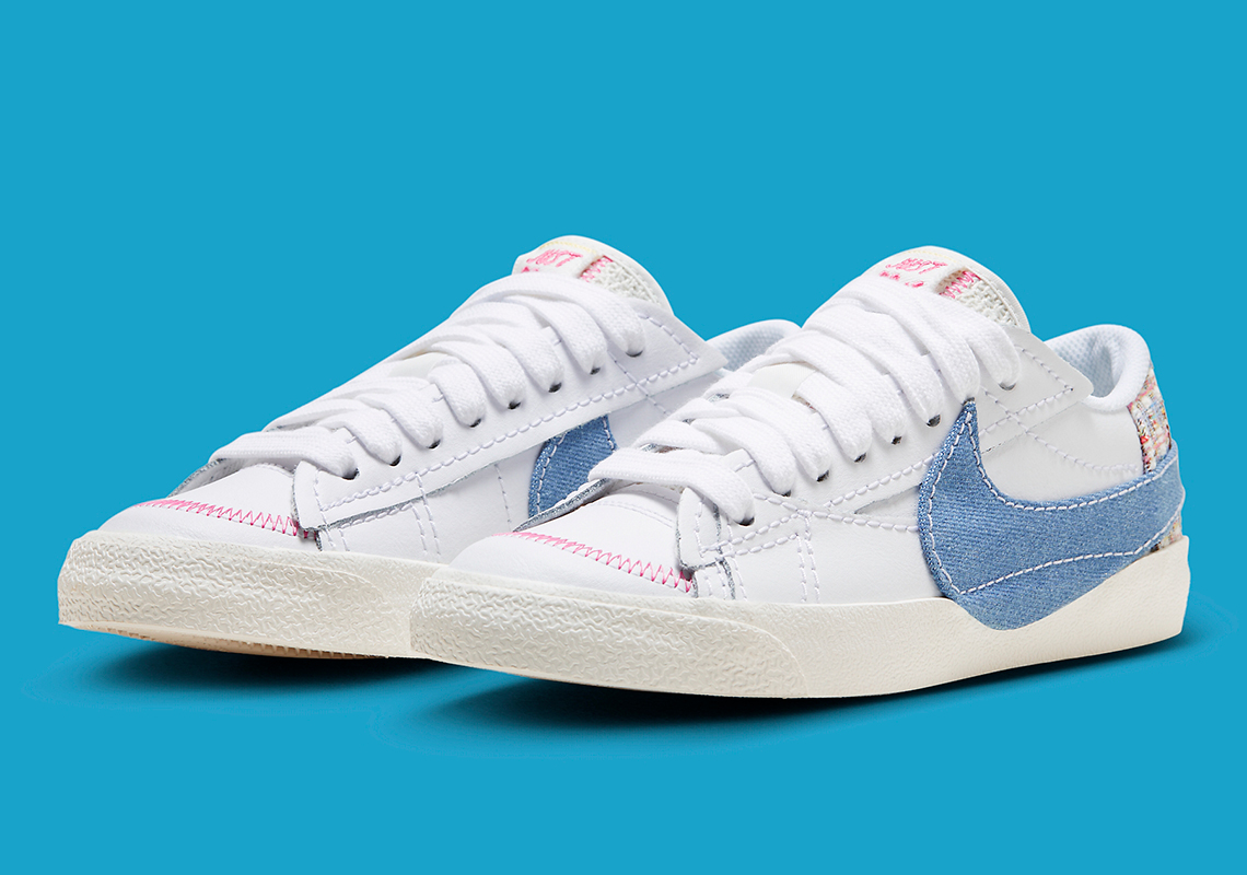 Nike Blazer Low Jumbo Denim Boucle FJ7741-141 | SneakerNews.com