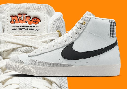The cross Nike Blazer Mid Joins The “Designed Fresh” Collection