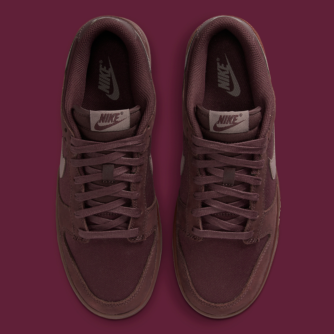 Nike Dunk Low Burgundy Crush Fb8895 600 5