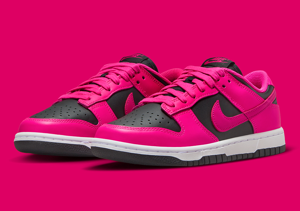 The worldwide Nike Dunk Low Surfaces In A Women's Exclusive "Fireberry" Colorway