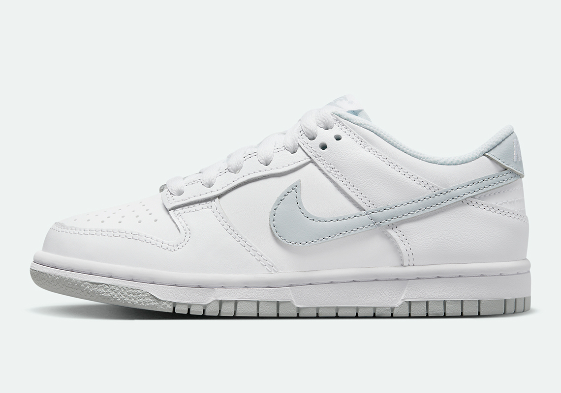 The Latest Kid’s Nike Dunk Low Keeps It Simple In “White/Light Grey”