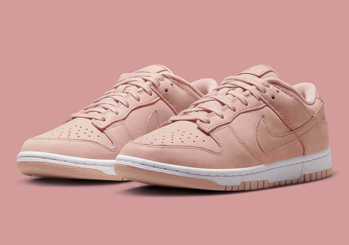 nike dunk low premium pink suede dv7415 600 5