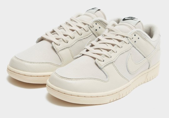 Canvas And Leather Pair For A Clad "Sail" nike all Dunk Low PRM