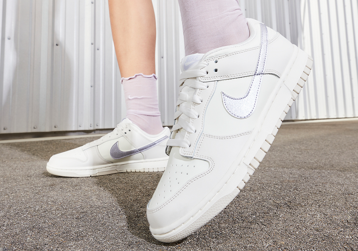 The Women’s Nike Dunk Low Preps For Easter With Sail And Oxygen Purple