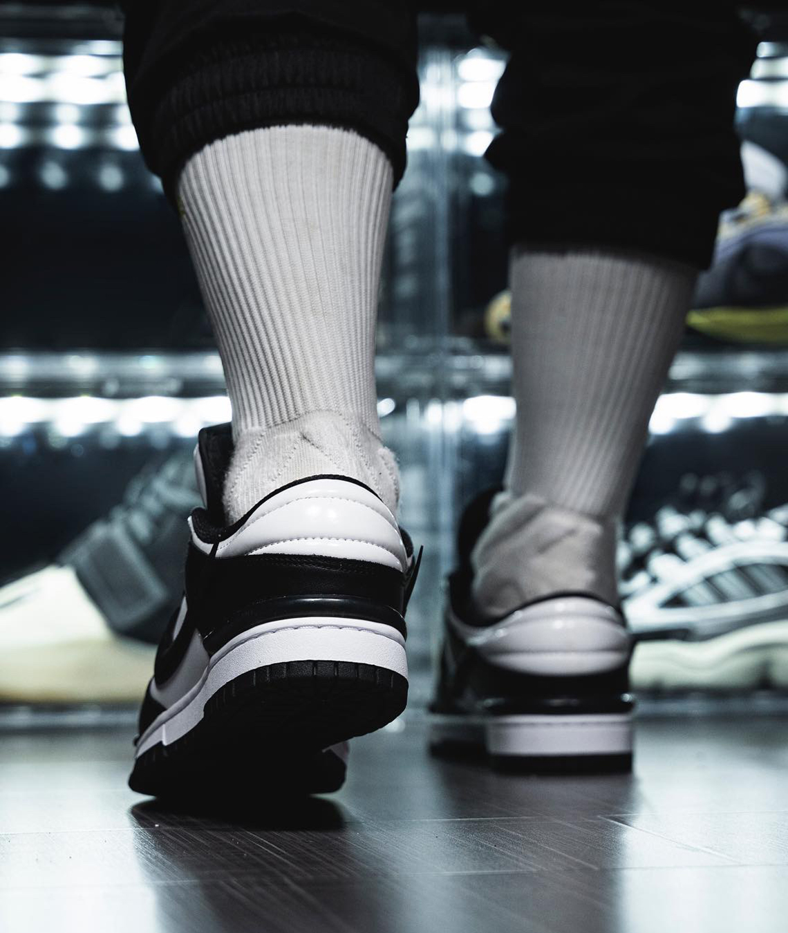 Nike national Dunk Low Twist Panda Dz2794 001 On Feet 1