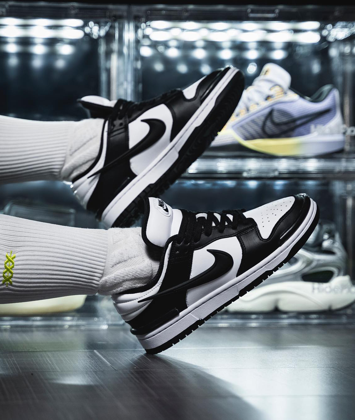 Nike Dunk Low Twist Panda Dz2794 001 On Feet 4