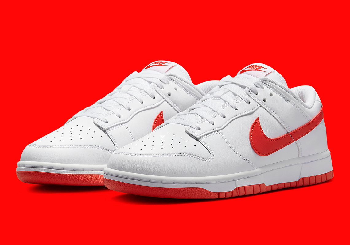Nike Dunk Low White Picante Red Dv0831 103 4