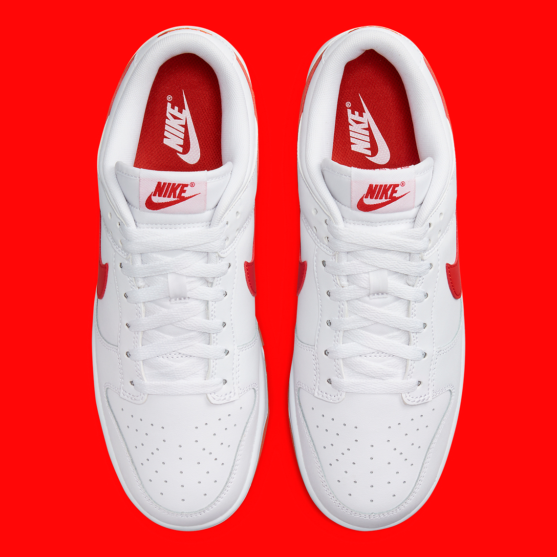 nike dunk low white picante red dv0831 103 6