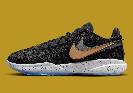 The Nike LeBron 20 “Black/Metallic Gold” Is Fit For A King