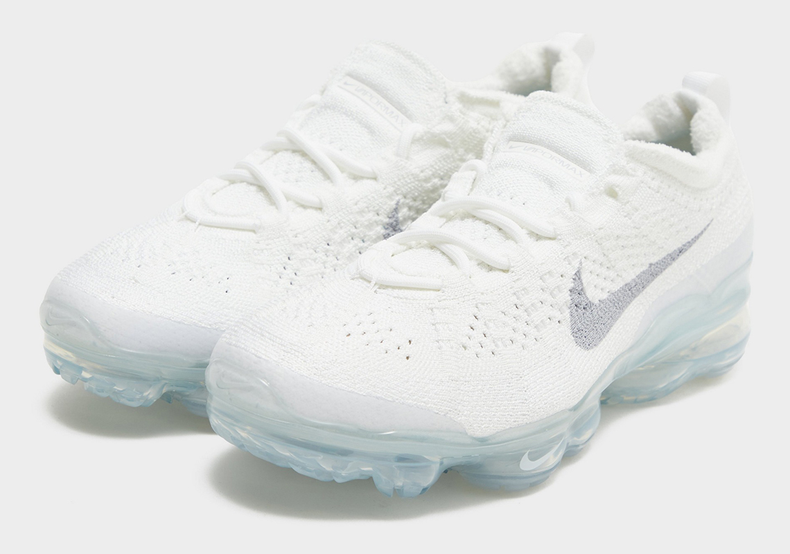 Nike VaporMax 2023 Flyknit Launching In An Arctic "Pure Platinum" Colorway