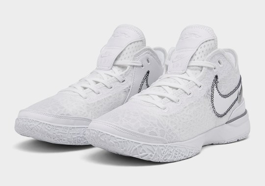 The nike produced Zoom LeBron NXXT Gen Opts For A Classic White Colorway