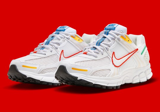 Primary Colors Decorate This Simpler Nike Zoom Vomero 5