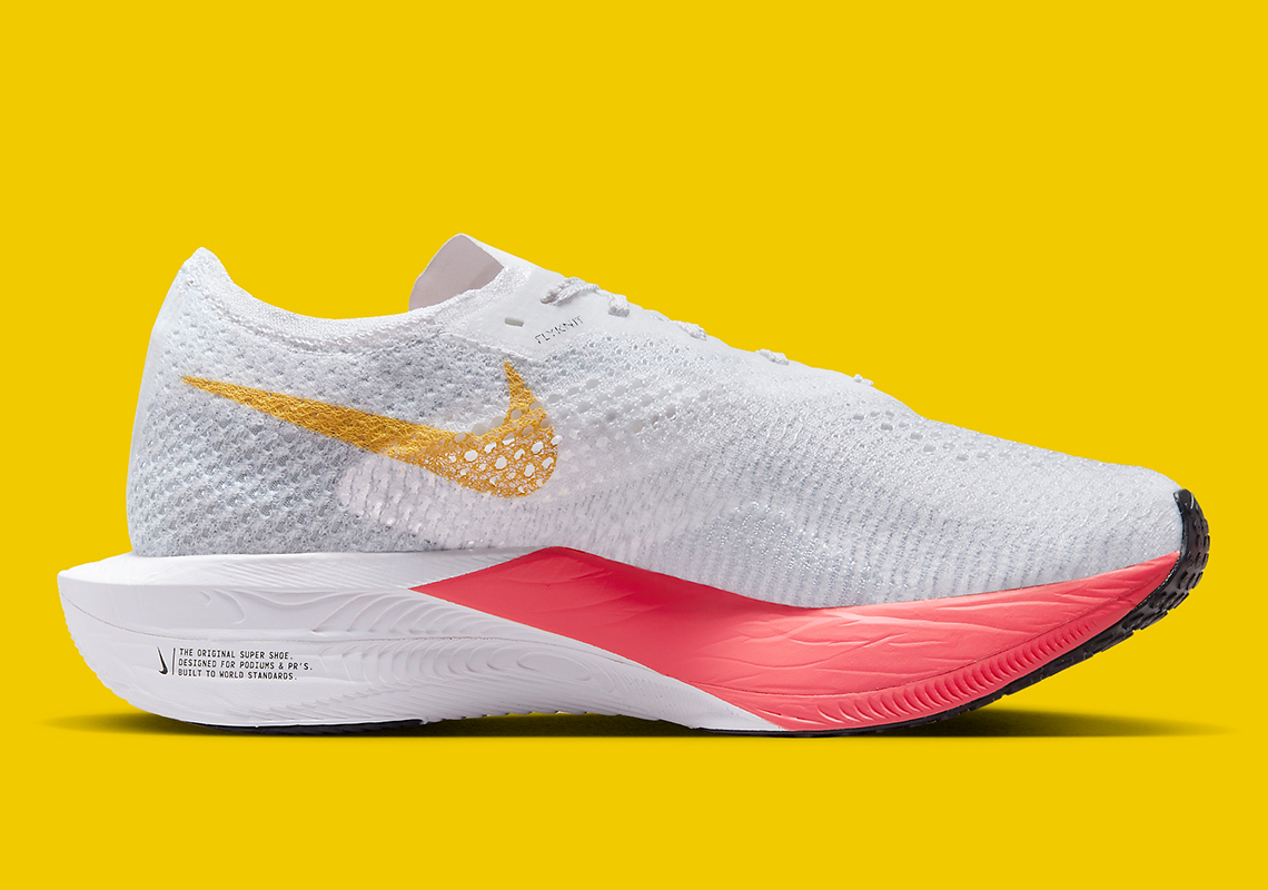 Nike Zoomx Vaporfly 3 White Yellow Pink Dv4130 101 1