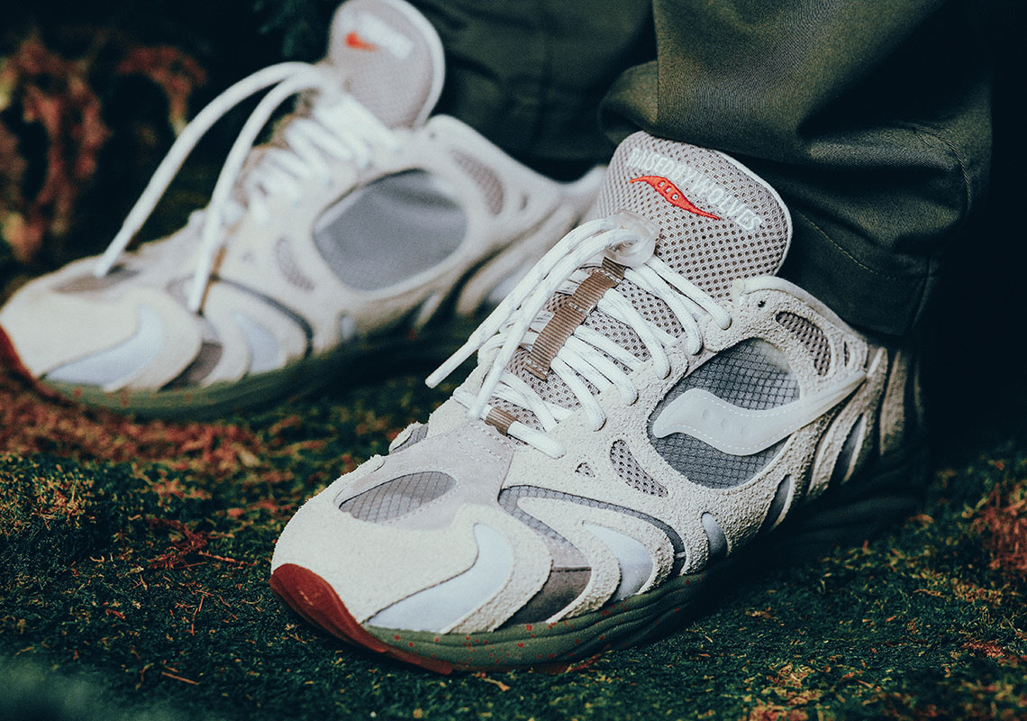 Raised By Wolves And Saucony Team Up For A Third Time Atop The Grid Azura 2000 "Pack Leader"