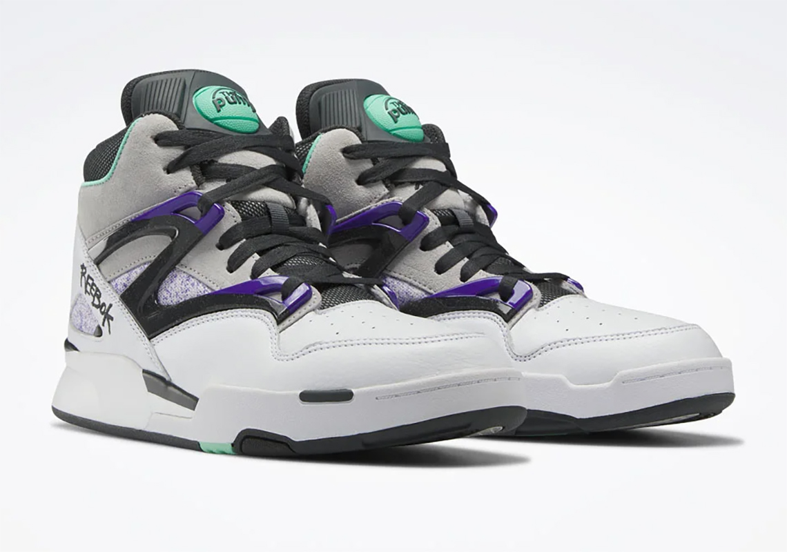 The Reebok Pump Omni Zone II Harkens Its 90s Roots With A Teal And Purple Palette