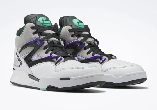 The Reebok Pump Omni Zone II Harkens Its 90s Roots With A Teal And Purple Palette