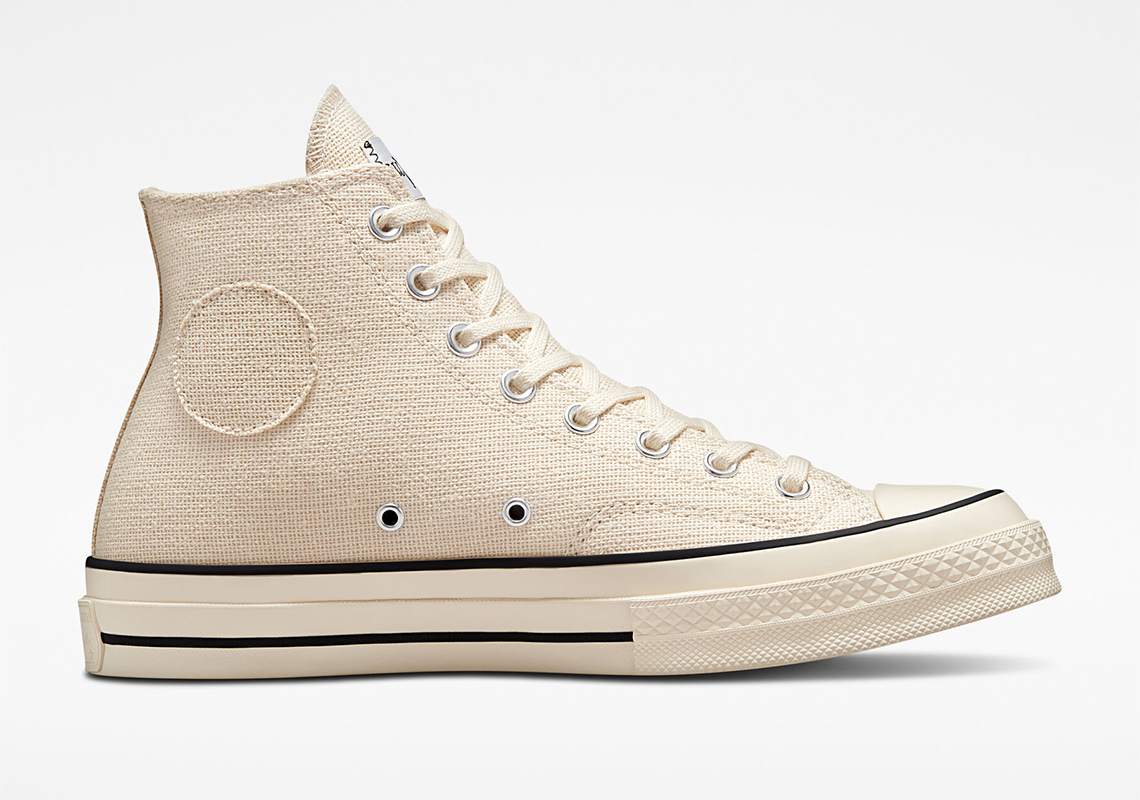 Stussy Scarpe da ginnastica CONVERSE Ct A S Lthr Hi 1T406 White Monochrome Fossil A02051c 3