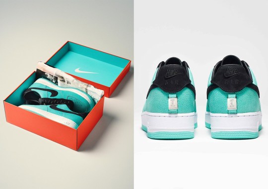 Tiffany & Co. Reveals Friends & Family Version Of Its Nike Air Force 1 Low "1837"