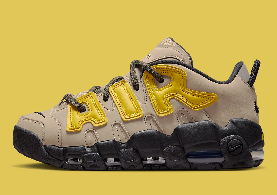 Nike air more money on sale yellow