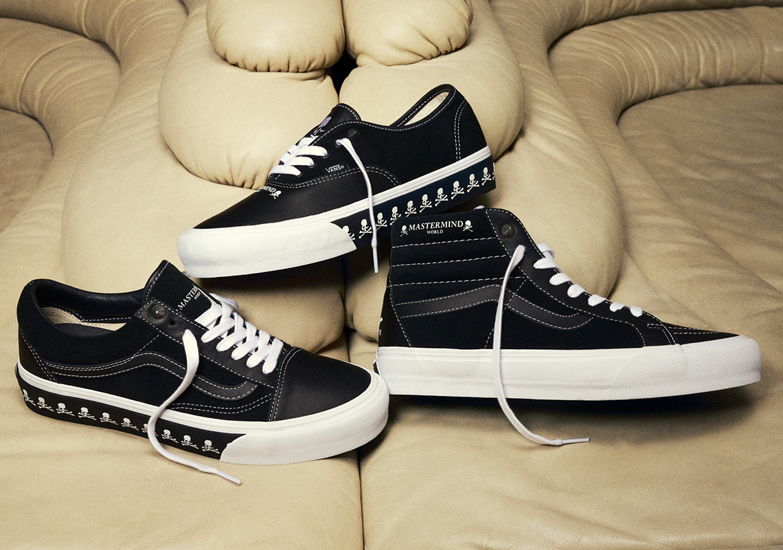 Mastermind World And Vault By Vans Ready A Five-Pack Of Black/White Classics