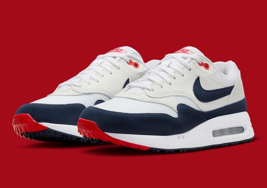The Brust Nike Air Max 1 Golf Dresses Up In The OG “Navy/Red” Colorway