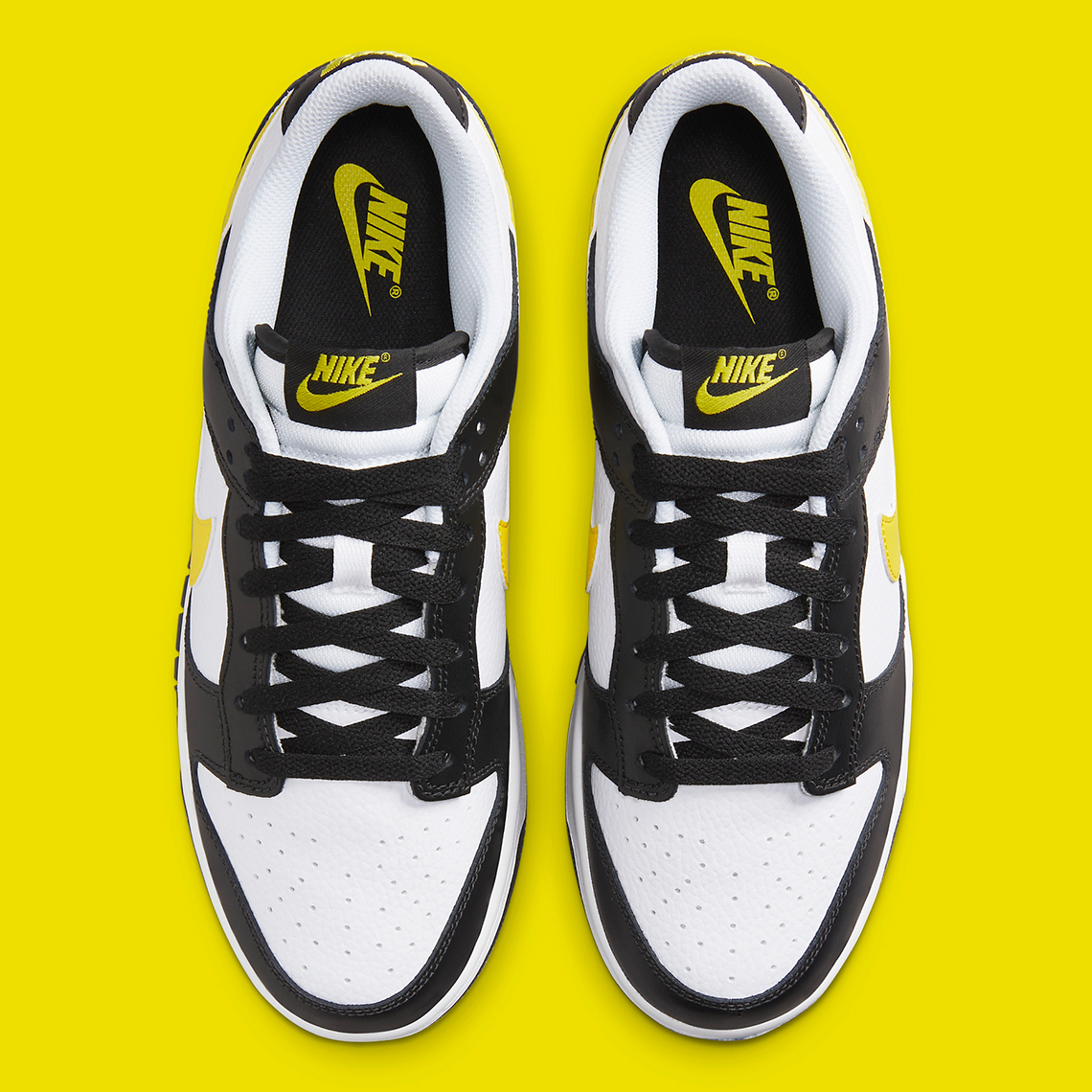 Nike Dunk Low Black White Yellow Fq2431 001 4 1