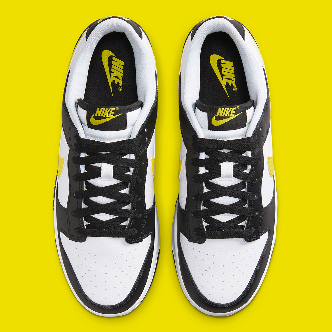 Nike Dunk Low Black White Yellow FQ2431 001 4 1