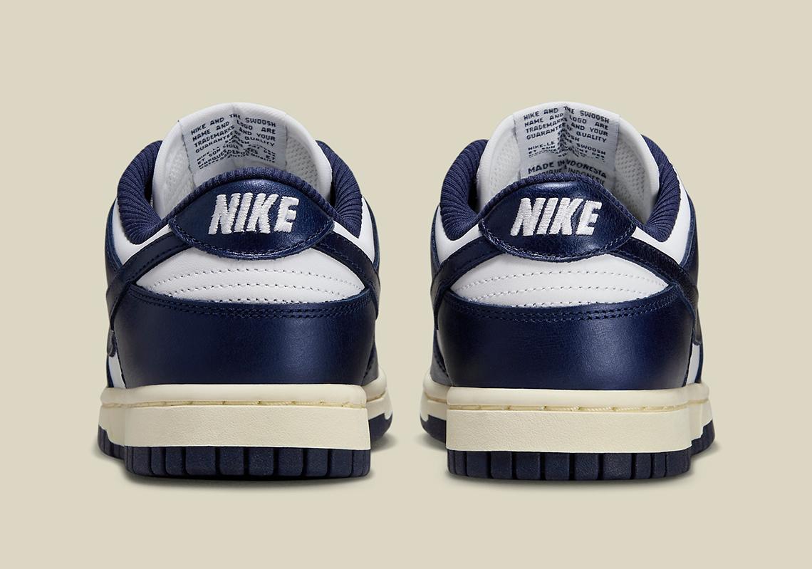 Nike Dunk Low Vintage Navy White Sail FN7197-100